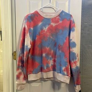 Tie dye crew neck